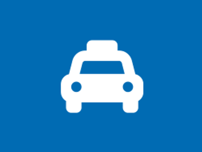 Taxi vehicle icon