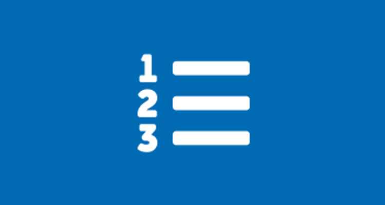 Numeric List icon