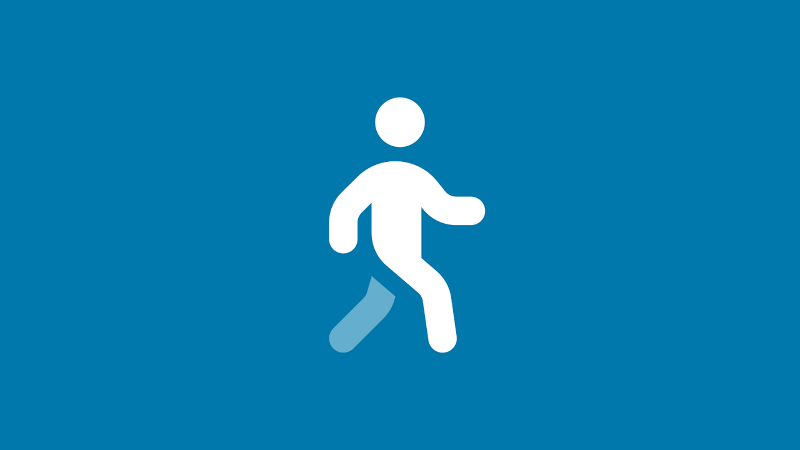 Person walking icon