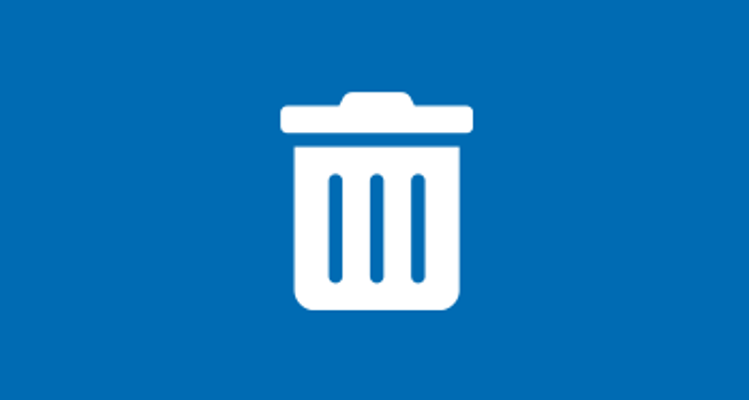 Rubbish bin icon