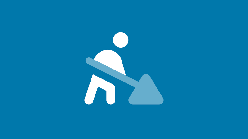 Person Digging icon