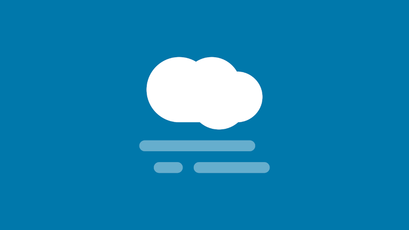 Smog air pollution icon