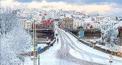 Bideford Bridge in the Snow