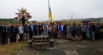 Ukraine Independence Day 2022 TDC Councillors and Staff