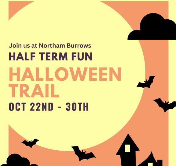 Halloween Trail Graphic Join Us at Northam Burrows Oct 22nd - 30th 