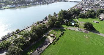 Victoria Park Bideford Drone Picture