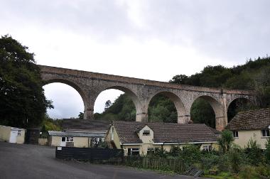 LCT 3H The historic Chelfham viaduct signifies the industrial heritage of the landscape