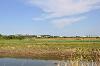 LCT 4B View east across grazing marsh towards Chivenor Airfield with the church tower at Heanton Punchardon on the skyline.