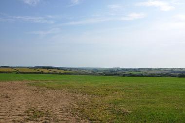 LCT 5B Large-scale rectilinear fields south-east of Clovelly Cross.