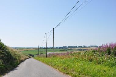 LCT 5C Agricultural landscape of large, smoothly rolling square fields.