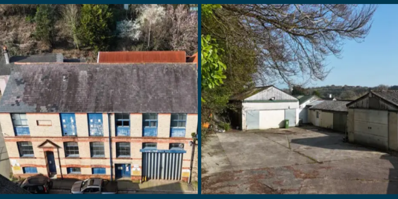 2 photos side by side, the one on the left is of Westcombe depot and the one on the right is of Piper's Yard