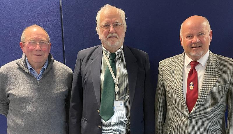Pictured left to right - Councillor Ken James - Leader of the Council, Councillor Doug Smith - Vice Chair of the Council, Councillor Doug Bushby - Chair of the Council. 